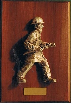 FIREFIGHTER WALL PLAQUE