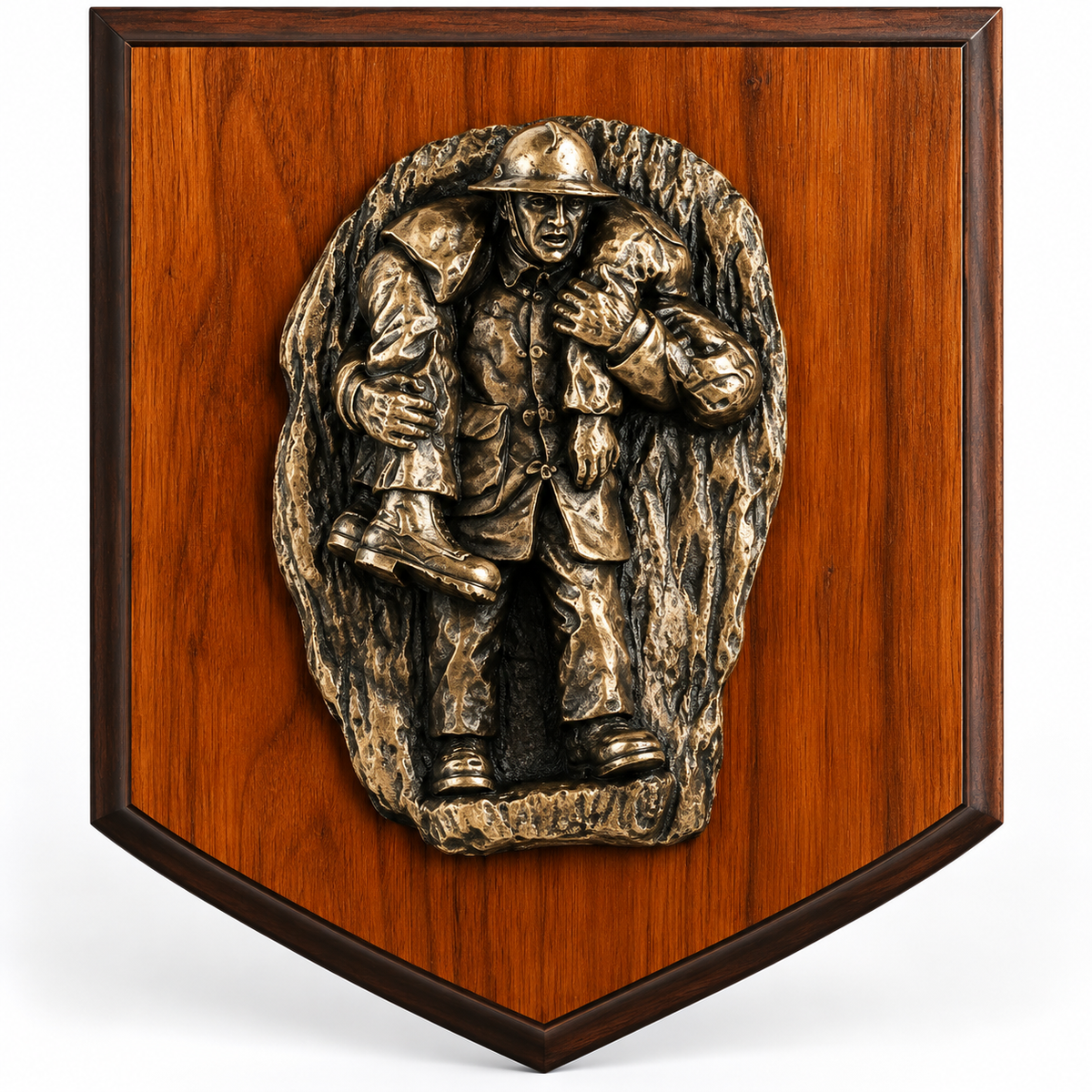 FIREFIGHTER WALL PLAQUE RESCUER 2